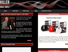 Tablet Screenshot of keyboardsmadesimple.com